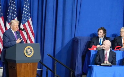 Milei ofrece a los Cascos Blancos como peones de la "Junta de Paz" de Trump